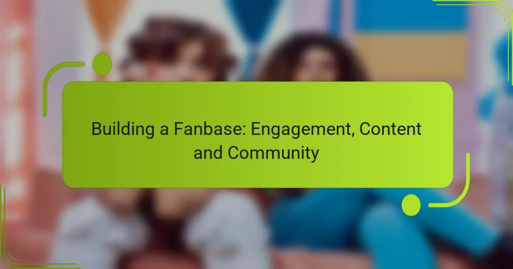 Building a Fanbase: Engagement, Content and Community